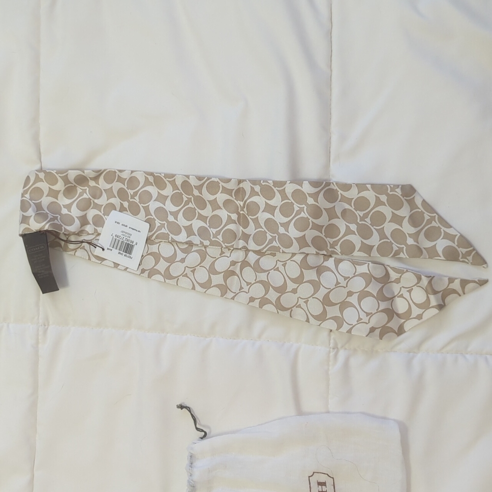 Coach Skinny Scarf